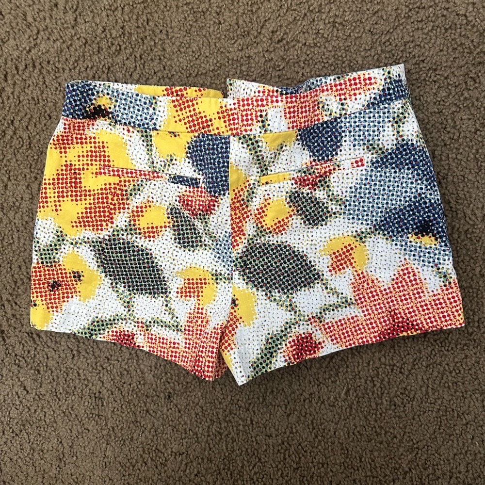 Kate Spade Multicolor Floral High Waist Shorts - Picture 3 of 5
